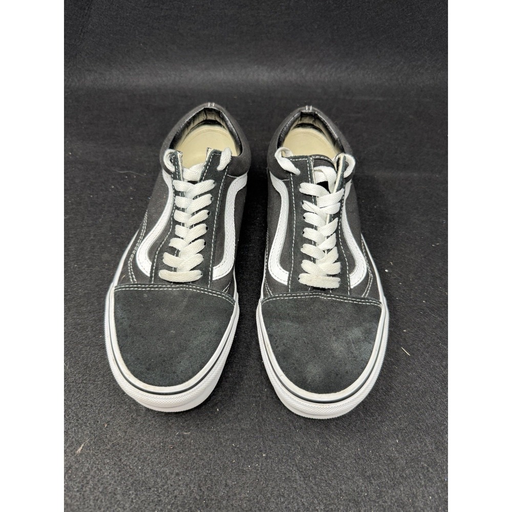 Vans Old Skool Black White Skate Shoes Mens 7 Womens 8.5 Classic Low Top